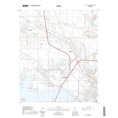 2020 Map of North Highlands, 2020 Print