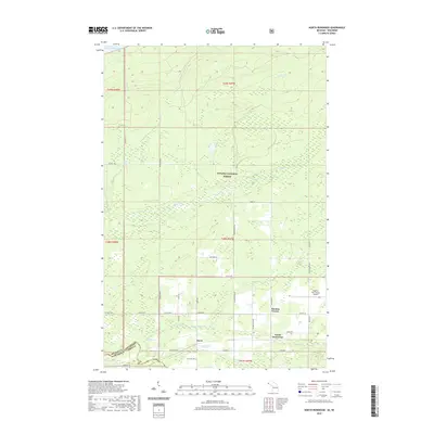 2019 Map of North Ironwood, 2019 Print
