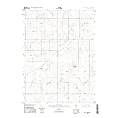 2016 Map of North Judson SE, 2016 Print