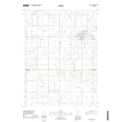 2019 Map of North Judson, 2019 Print