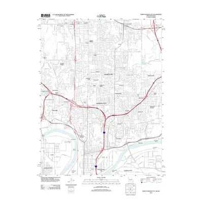 2012 Map of North Kansas City, 2012 Print