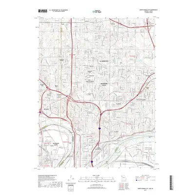2017 Map of North Kansas City, 2017 Print