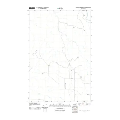 2011 Map of North Killdeer Mountain, 2011 Print
