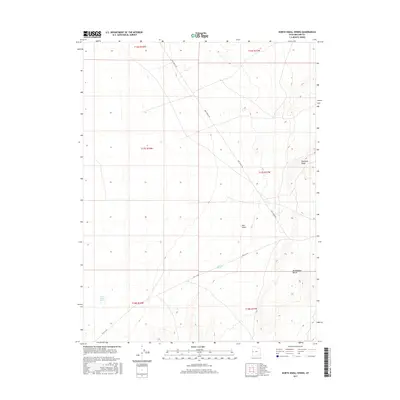 2017 Map of North Knoll Spring, 2017 Print