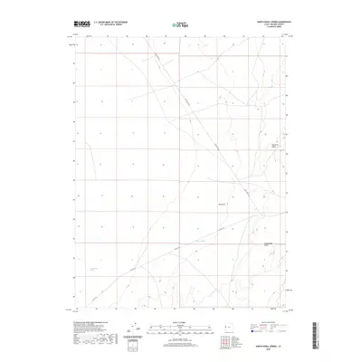 2020 Map of North Knoll Spring, 2020 Print