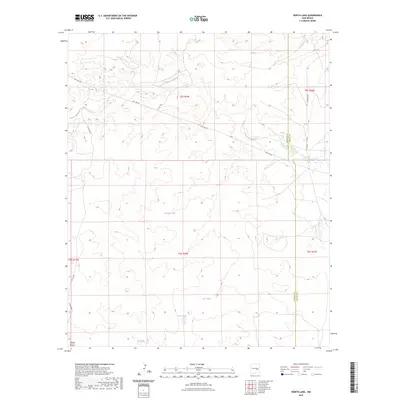 2023 Map of North Lake, 2023 Print