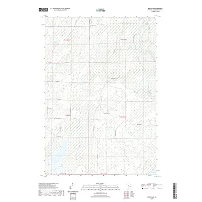 2019 Map of North Lake, 2019 Print