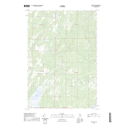 2023 Map of North Lake, 2023 Print