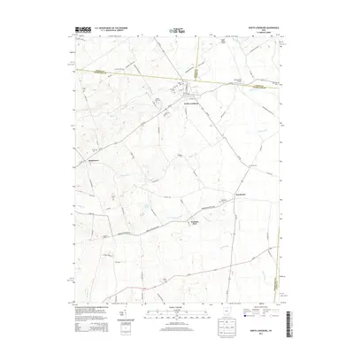 2013 Map of North Lewisburg, 2013 Print