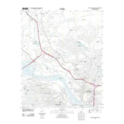 2011 Map of North Little Rock, 2011 Print