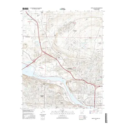 2017 Map of North Little Rock, 2017 Print