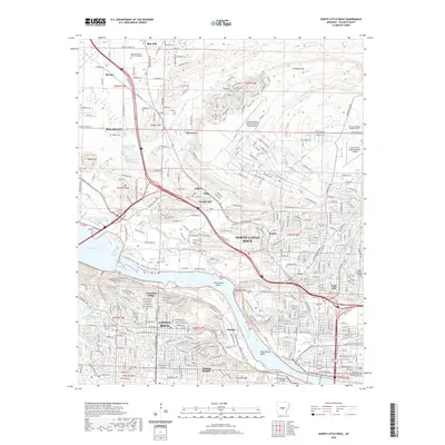 2020 Map of North Little Rock, 2020 Print