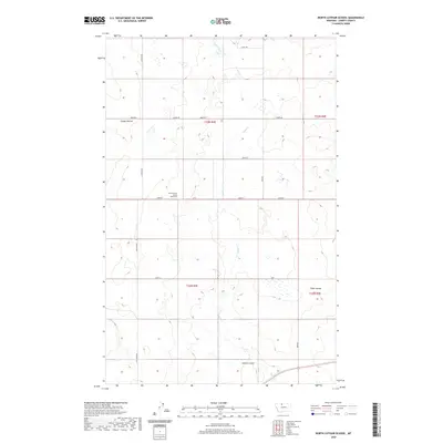 2020 Map of North Lothair School, 2020 Print