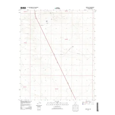 2013 Map of North Lucy, 2013 Print
