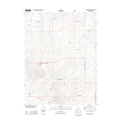 2013 Map of North Mamm Peak, 2013 Print