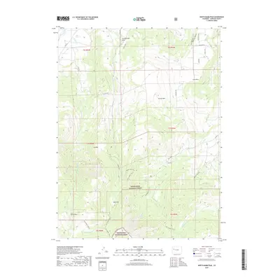 2019 Map of North Mamm Peak, 2019 Print