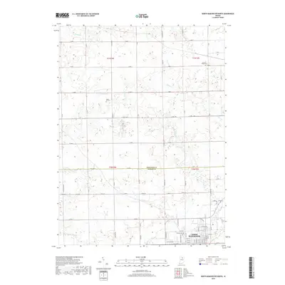 2019 Map of North Manchester North, 2019 Print