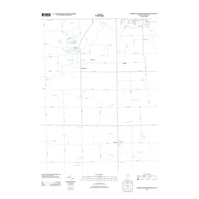 2013 Map of North Manchester South, 2013 Print