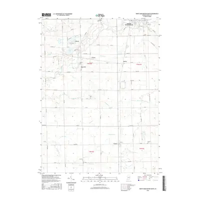 2016 Map of North Manchester South, 2016 Print