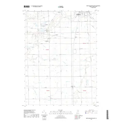 2019 Map of North Manchester South, 2019 Print
