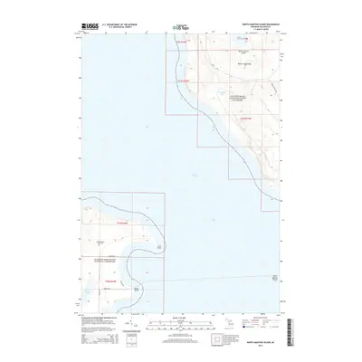 2014 Map of North Manitou Island, 2014 Print