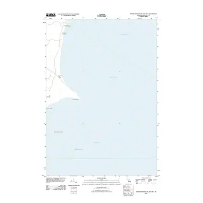 2011 Map of North Manitou Island OE E, 2011 Print