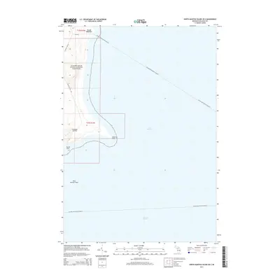 2014 Map of North Manitou Island OE E, 2014 Print