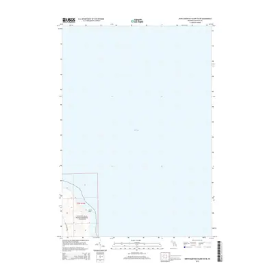 2014 Map of North Manitou Island OE NE, 2014 Print