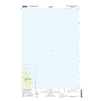 2017 Map of North Manitou Island OE NE, 2017 Print