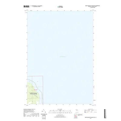 2019 Map of North Manitou Island OE NE, 2019 Print