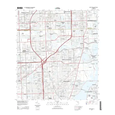 2015 Map of North Miami, 2015 Print