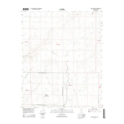 2014 Map of North Mill Well, 2014 Print