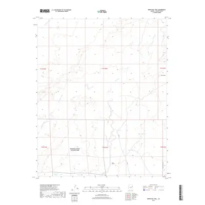 2018 Map of North Mill Well, 2018 Print