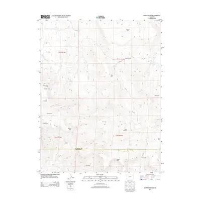 2013 Map of North Mountain, 2013 Print