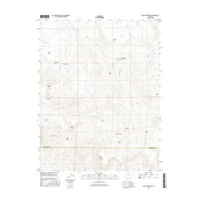 2016 Map of North Mountain, 2016 Print