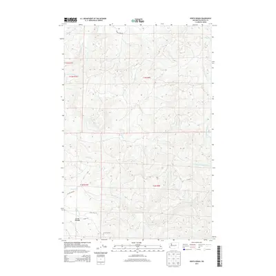 2013 Map of North Nemah, 2013 Print