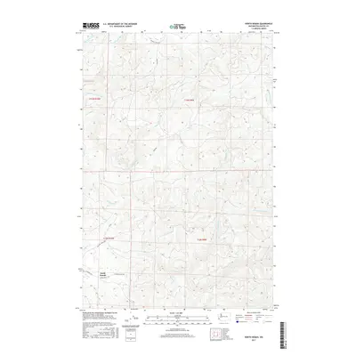 2017 Map of North Nemah, 2017 Print