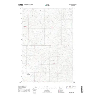 2020 Map of North Nemah, 2020 Print