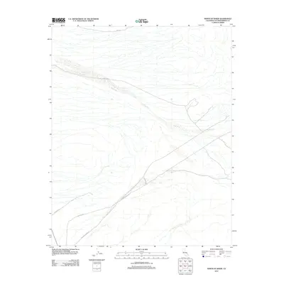 2012 Map of North of Baker, 2012 Print
