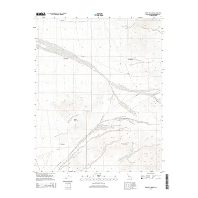 2015 Map of North of Baker, 2015 Print