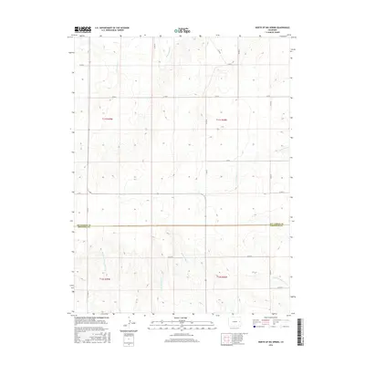2016 Map of North of Big Spring, 2016 Print