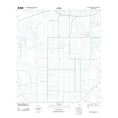 2012 Map of North of Bluefield, 2012 Print