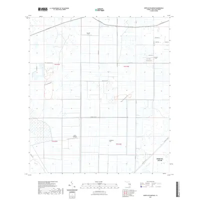 2021 Map of North of Bluefield, 2021 Print