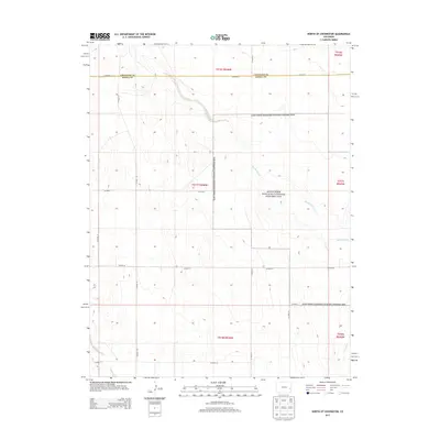 2013 Map of North of Chivington, 2013 Print