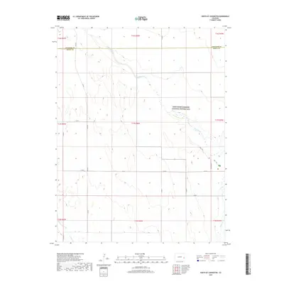 2019 Map of North of Chivington, 2019 Print
