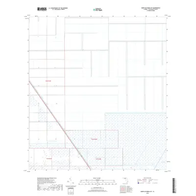 2018 Map of North of Deem City, 2018 Print