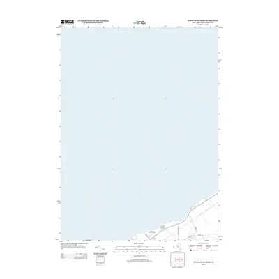 2013 Map of North of Dunkirk, 2013 Print