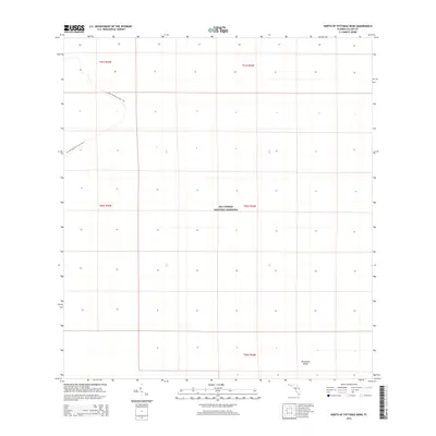 2015 Map of North of Fiftymile Bend, 2015 Print