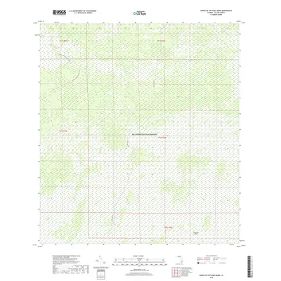 2018 Map of North of Fiftymile Bend, 2018 Print