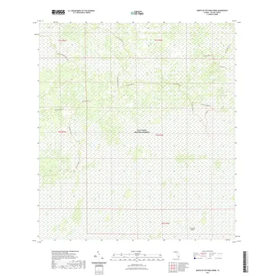 2021 Map of North of Fiftymile Bend, 2021 Print